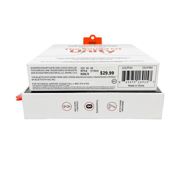 Sharper Image “The Sound of Unity” Wireless Earbuds - Picture 4 of 4